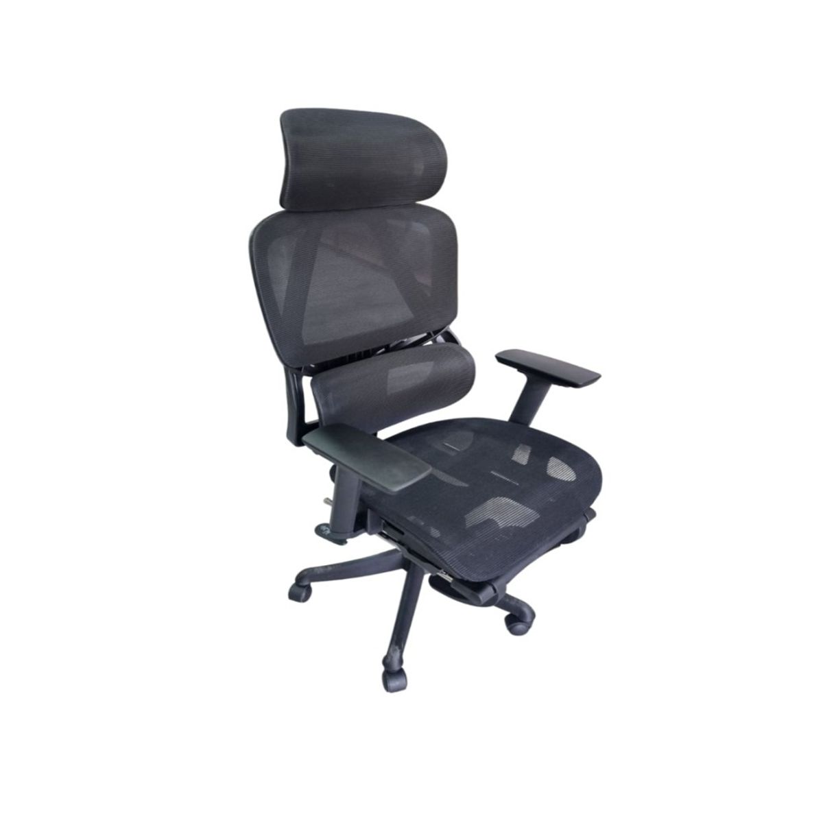 GENERICO - Silla De Oficina Ergonómica Con Respaldo Alto Negra
