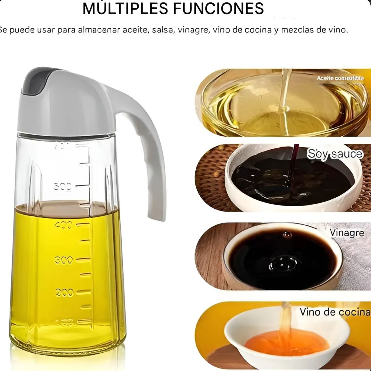 GENERICO - Aceitera Botellas De Aceite Botella De Vidrio Alcuza Vidrio