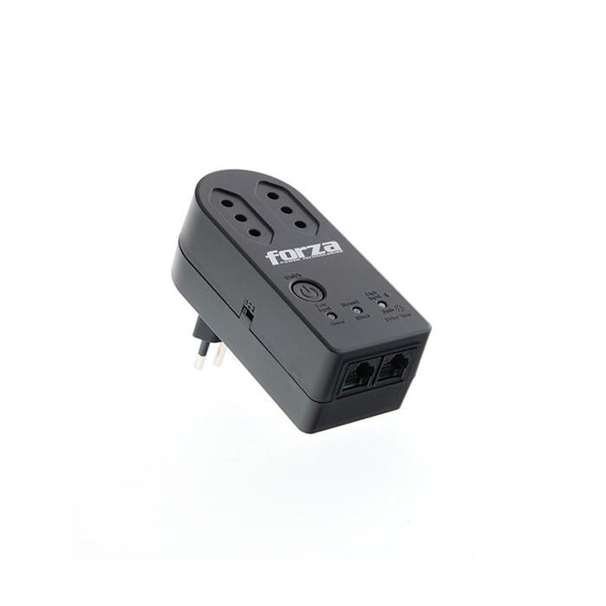 FORZA - Protector De Voltaje Forza Zion Fvp-1202n-c 1500W 220V 2 Enchufes Negro