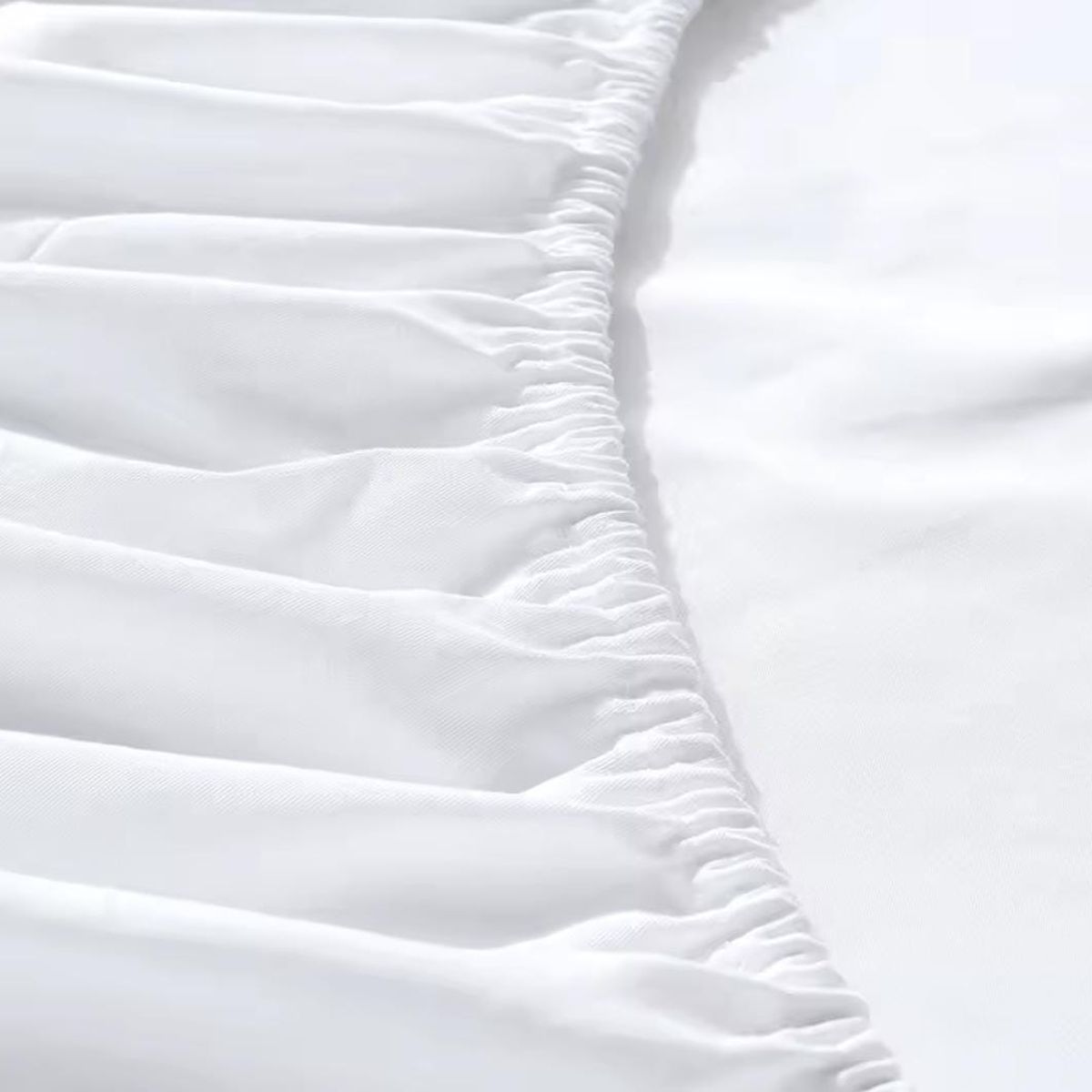 HOMEY - Pack De 2 Sabanas Bajeras Blanas1.5 Plazas 100% Poliester