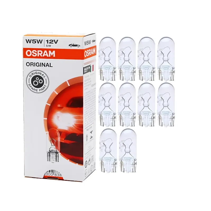 OSRAM LEDVANCE - Ampolletas Osram Cola Pez T10 W5w Caja 10u 12v 5w