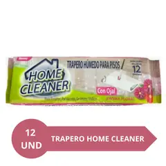GENERICO - Paño Trapero Humedo Home Cleaner Aroma Floral X 12 Paq
