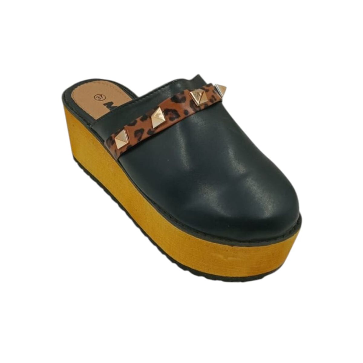 HERIEL - Zapato Negro Plataforma Mujer