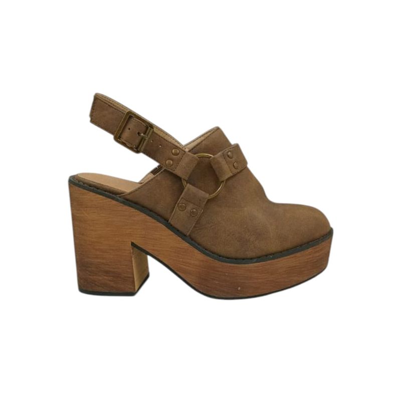 HERIEL - Zapato Café Plataforma Mujer