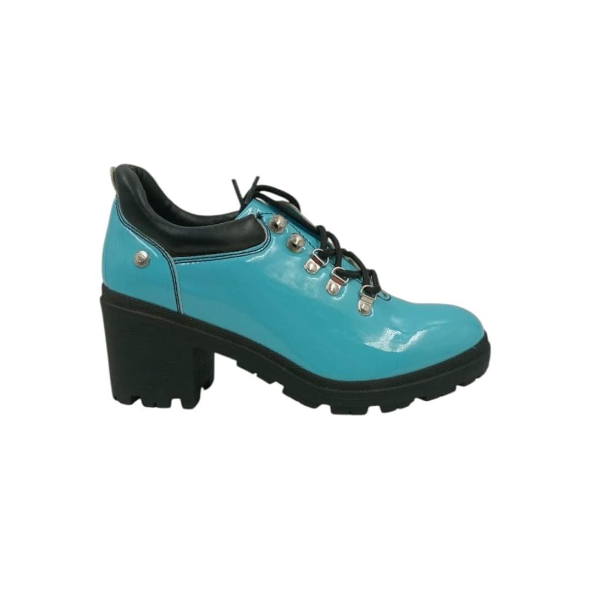 HERIEL - Zapato Azul Charol Mujer