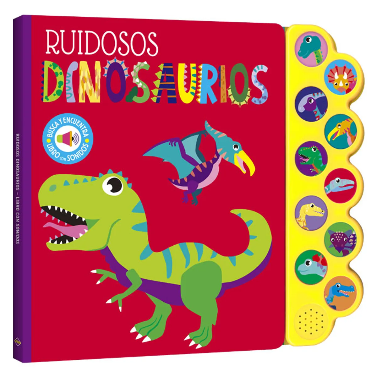 LEXUS - Libro Ruidosos Dinosaurios 10 Sonidos Busca y encuentra Lexus