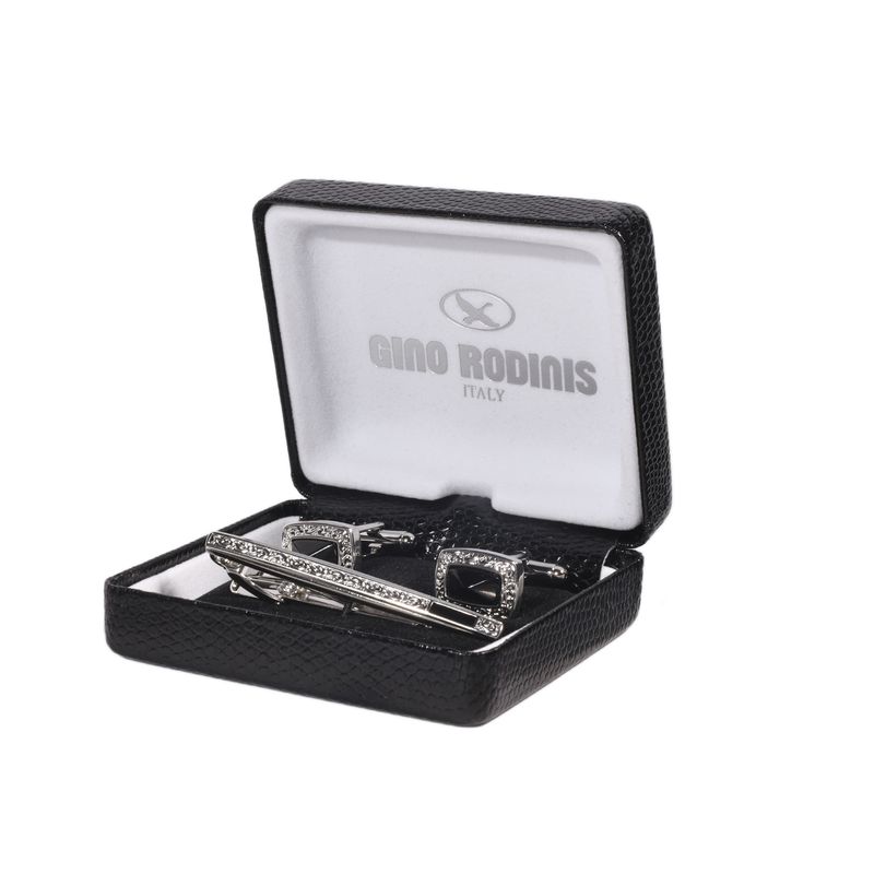 GINO RODINIS - Set de Pasador de Corbata y Colleras Gino Rodinis- PAS036