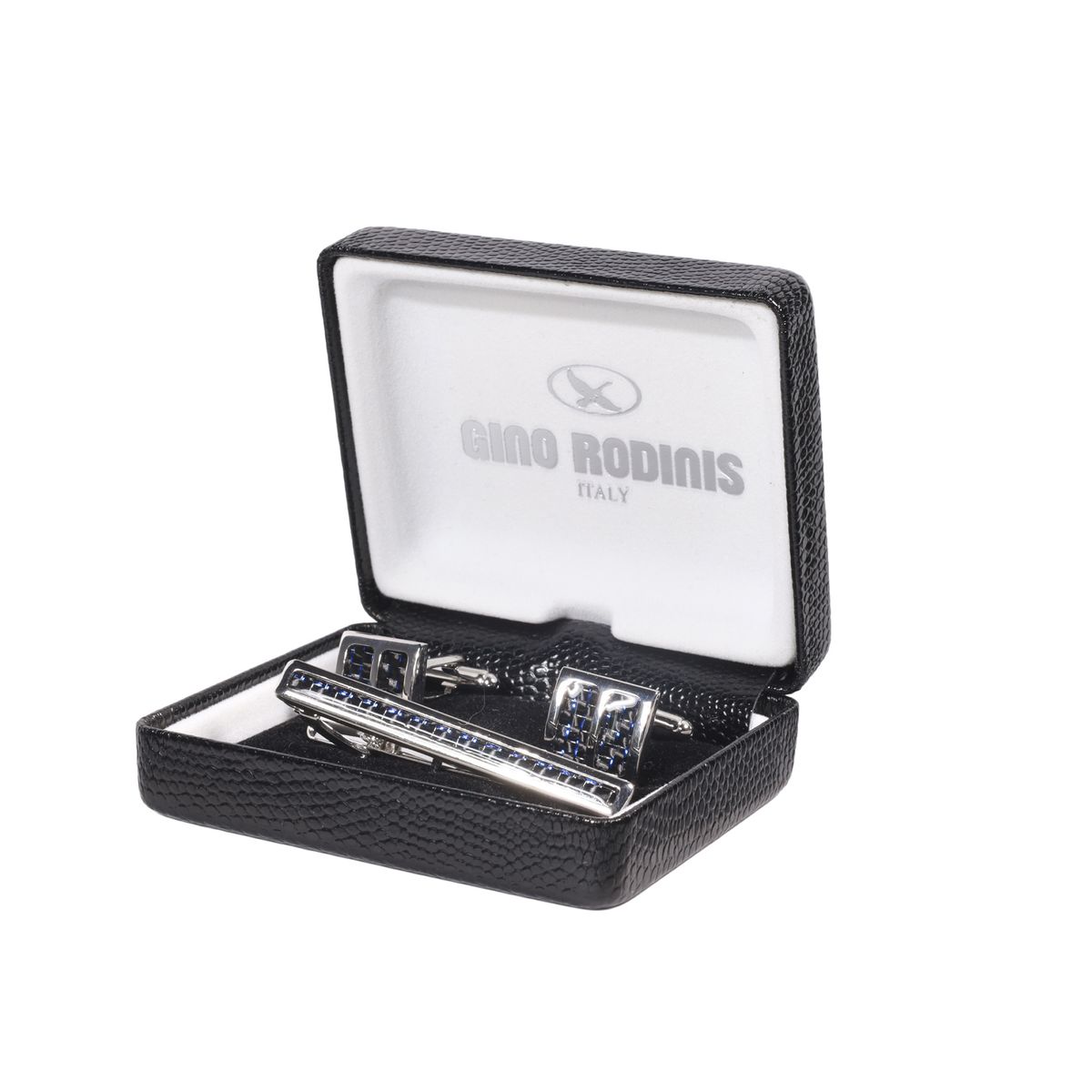 GINO RODINIS - Set de Pasador de Corbata y Colleras Gino Rodinis- PAS037