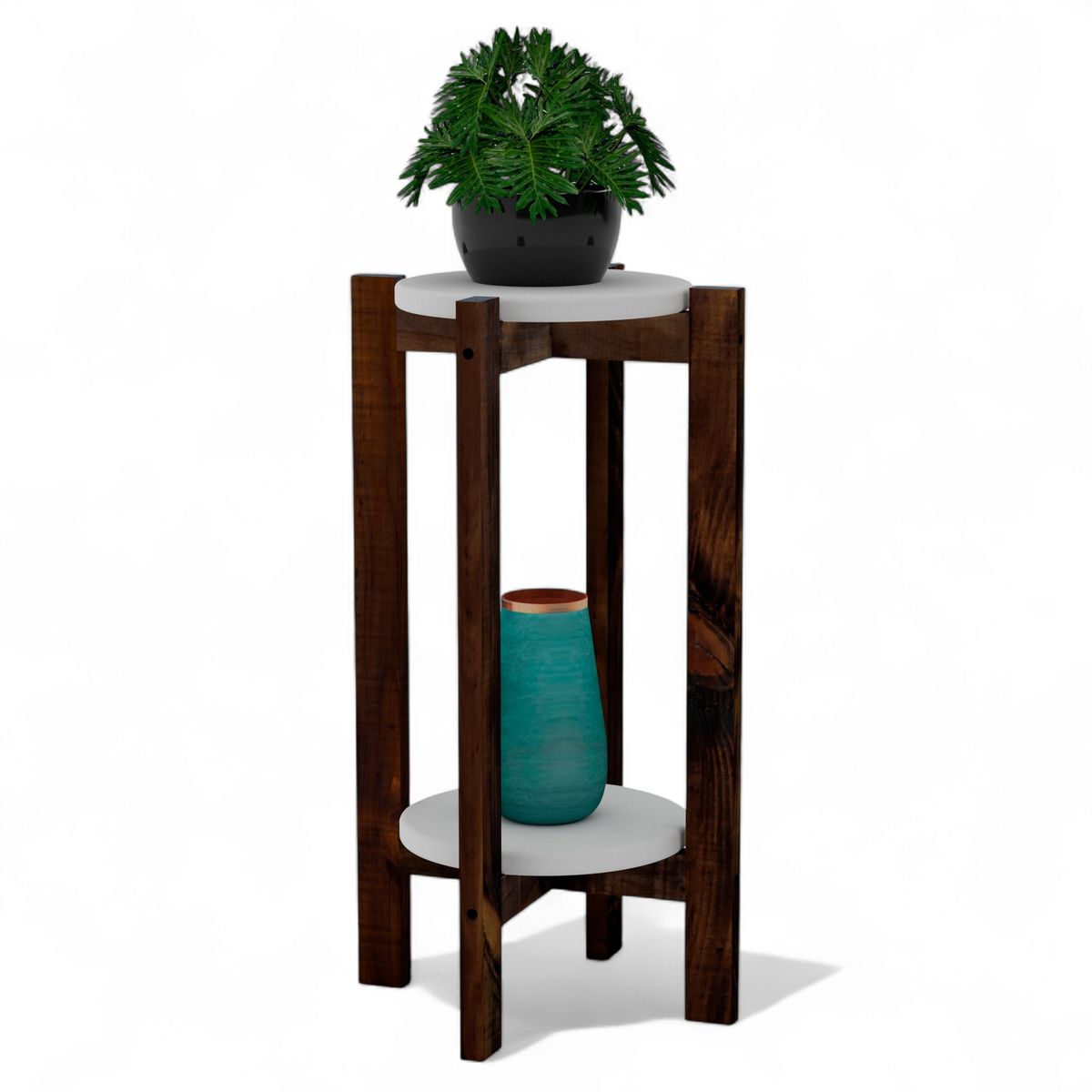 ELAB PROPIA - Mesa Lateral 33x60cm RobleBlanco