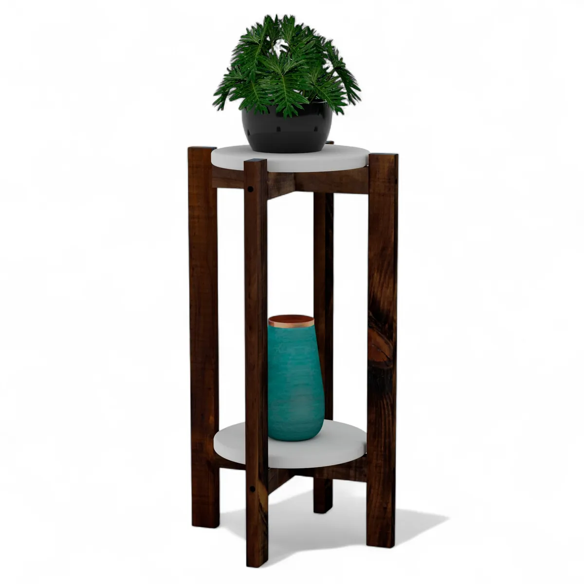 ELAB PROPIA - Mesa Lateral 33x60cm RobleBlanco