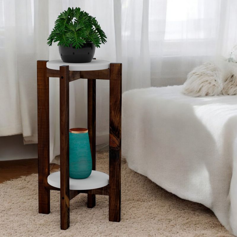 ELAB PROPIA - Mesa Lateral 33x60cm RobleBlanco