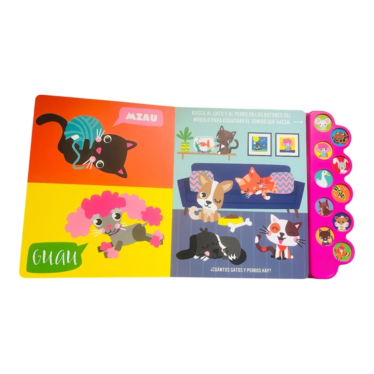 LEXUS - Libro Mascotas Encantadoras 10 Sonidos Busca y encuentra Lexus