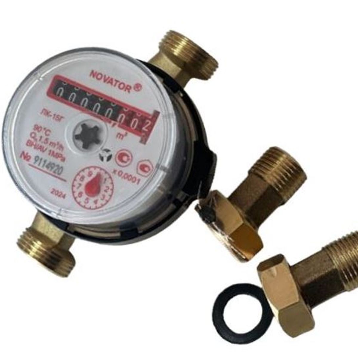 GENERICO - CONTADOR DE AGUA CALIENTE 25mm GENERICO MEDIDOR