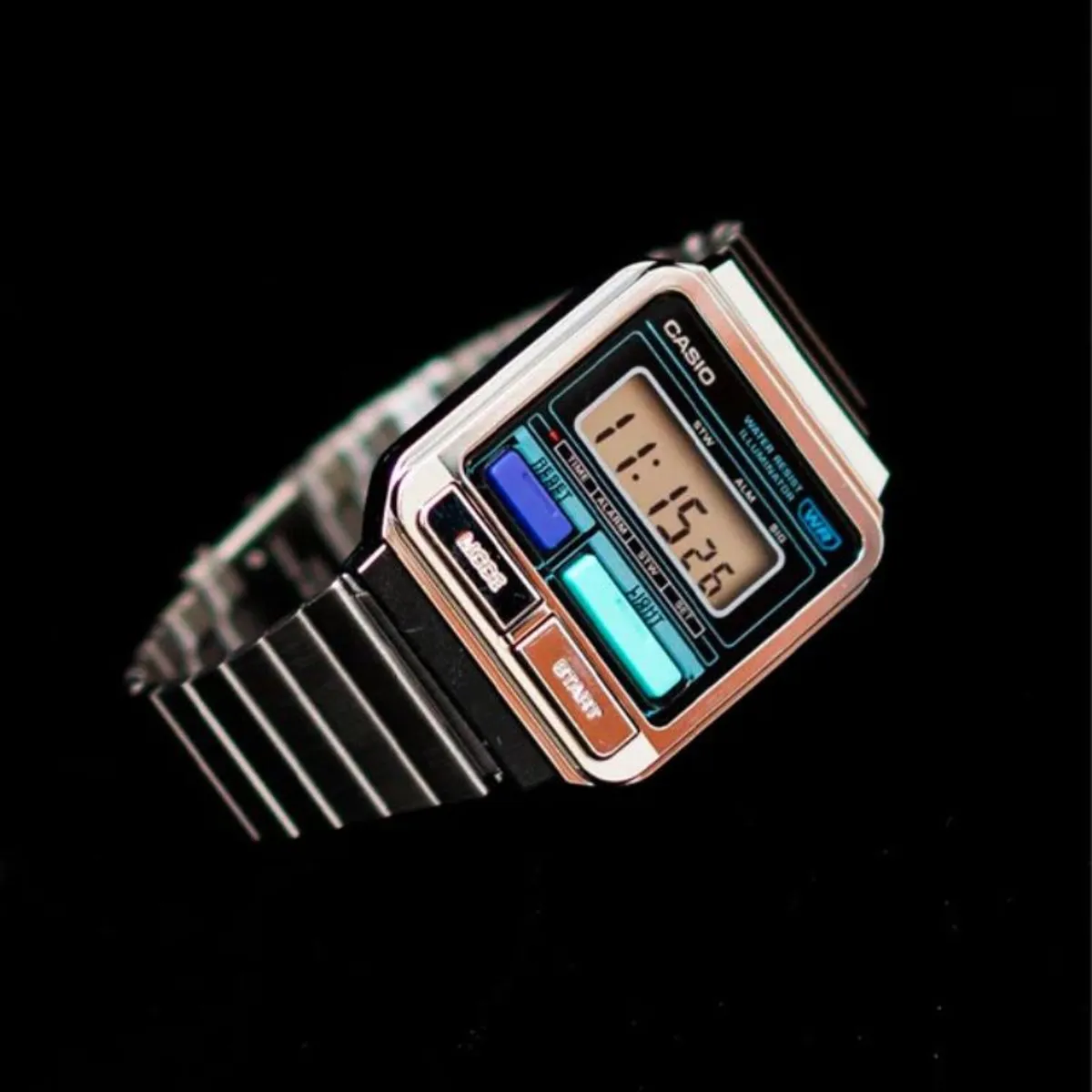 CASIO - Reloj Casio Vintage Unisex A120WE-1ADF Retro 80s