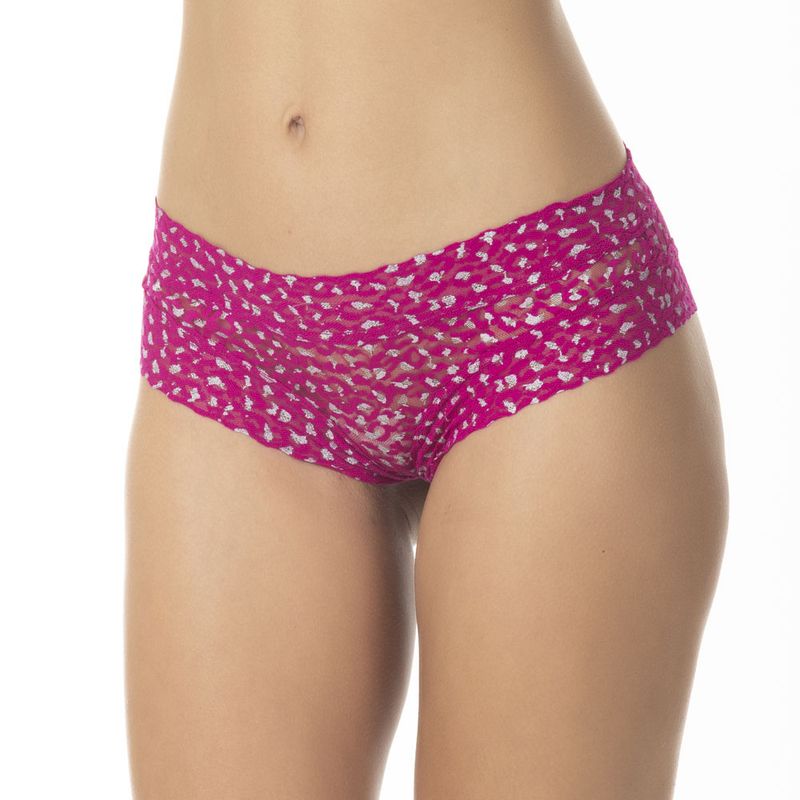 LADY GENNY - Pantaleta De Encaje Con Detalles Plateados