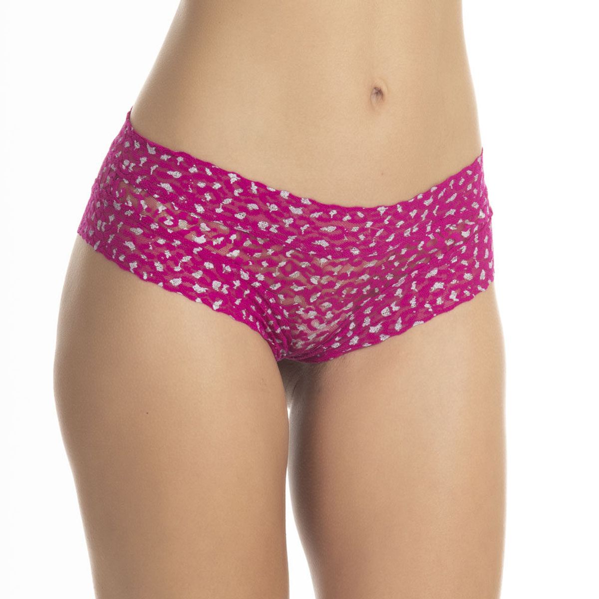 LADY GENNY - Pantaleta De Encaje Con Detalles Plateados