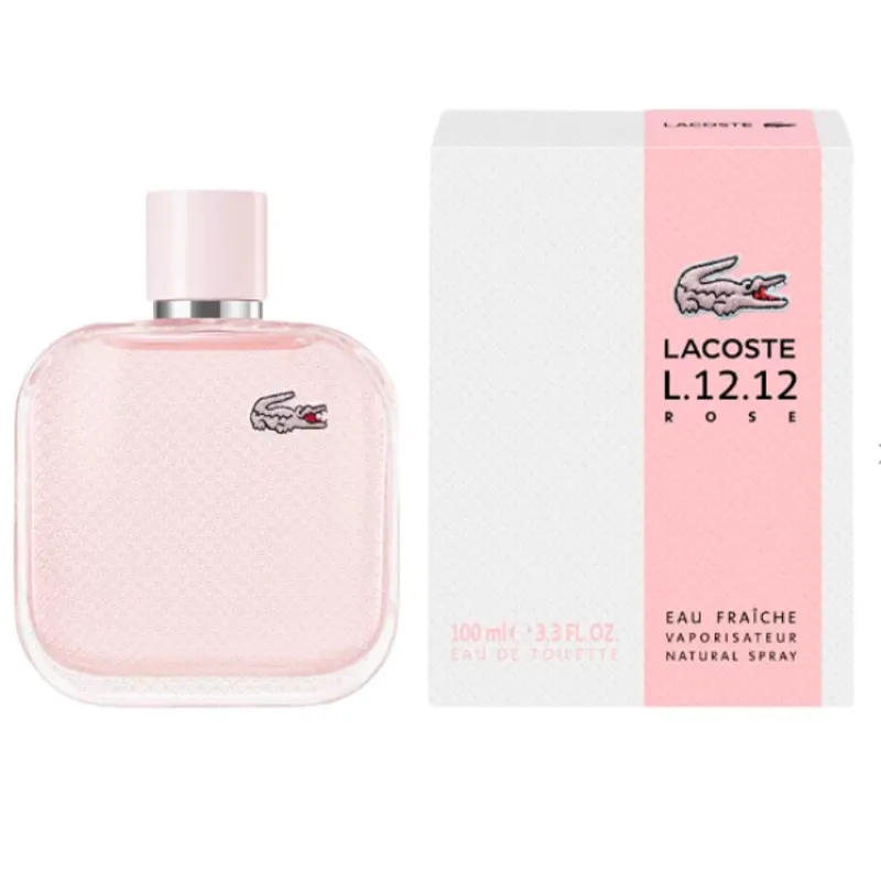 LACOSTE - L.12.12 EDT Rose Eau Fraiche For Her 100 ML - Lacoste