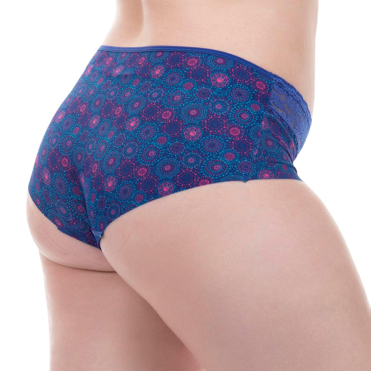 LADY GENNY - Calzón Cuadro Invisible Con Encaje