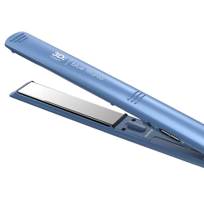 GAMA - Plancha de cabello GAMA Italy Elegance 3D Blue Titanio azul