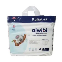 AIWIBI - Pañales Premium X1 Paquete Talla G