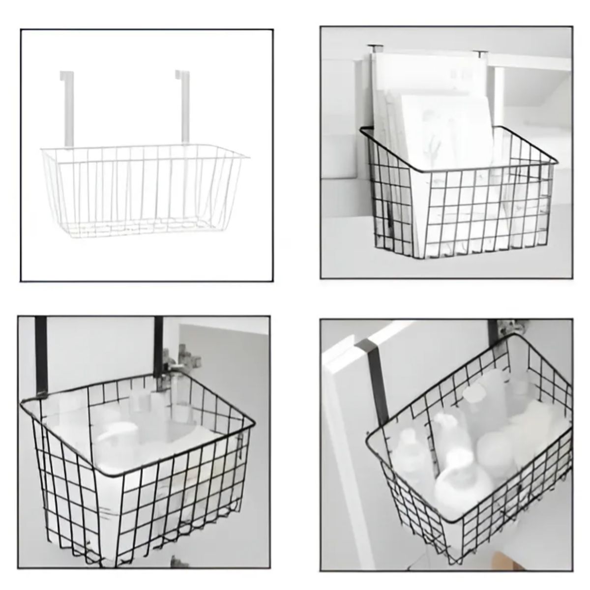 GENERICO - Canasto Organizador Metal Puerta