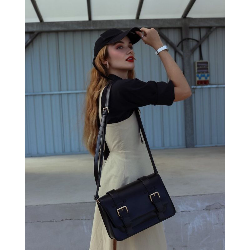 ECOSUSI - Ecosusi Bolso Mensajero Jane para Tablet 10.2 pulg - Negro