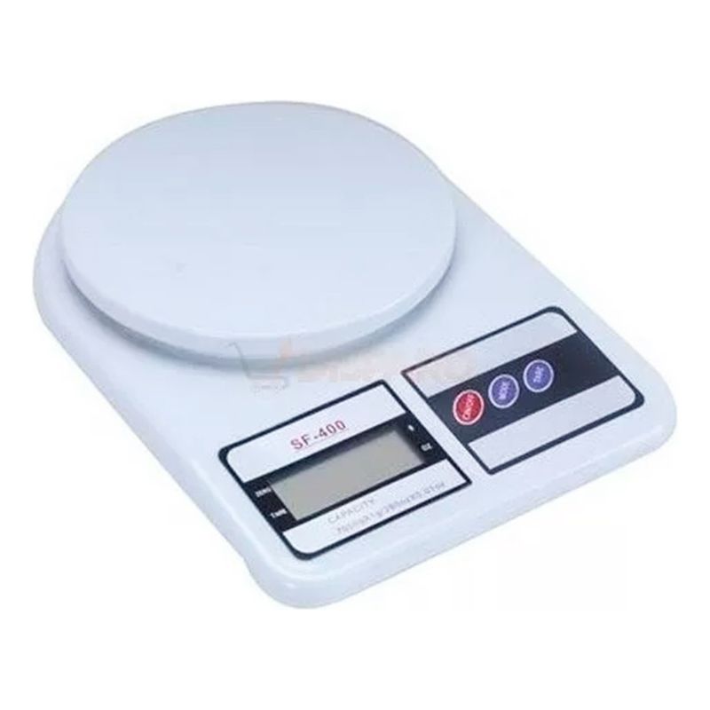 GENERICO - Balanza Cocina Digital 10 Kg Precisión Electrónica Blanca