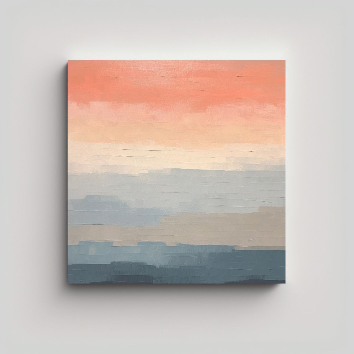 GENERICO - Pintura Acuarela Minimalista Y Creativa En Papel 60x60 Cm