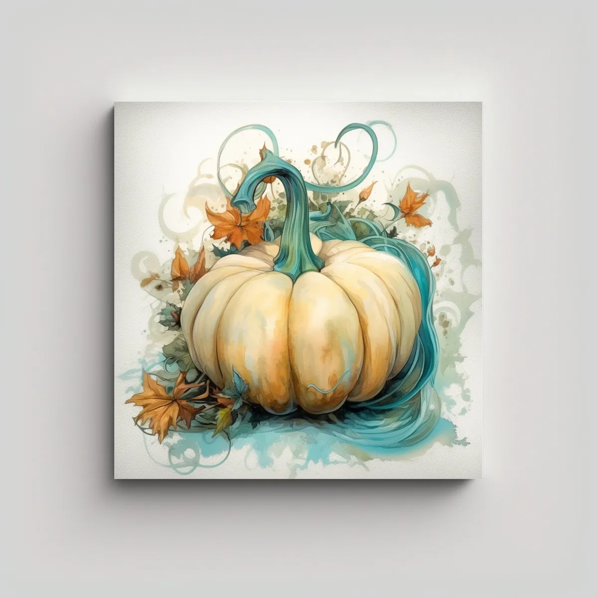 GENERICO - Pintura Decorativa De Calabaza Para Dar Gracias 60x60 Cm