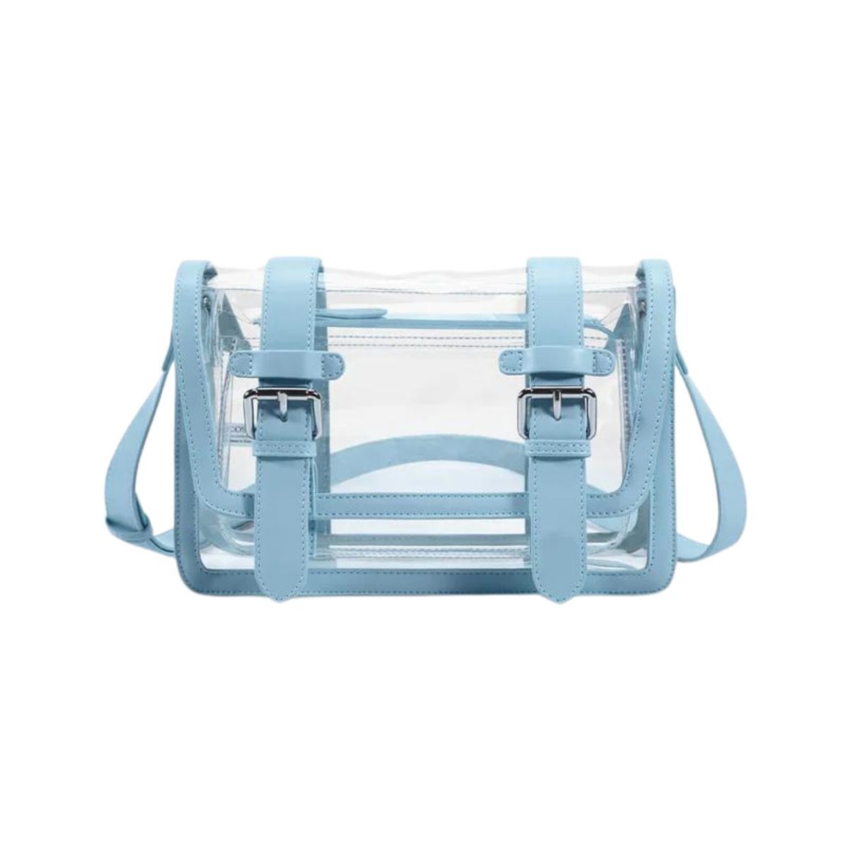 ECOSUSI - Ecosusi Bolso Mensajero Jane para Tablet 10.2 pulg - Azul Transparente