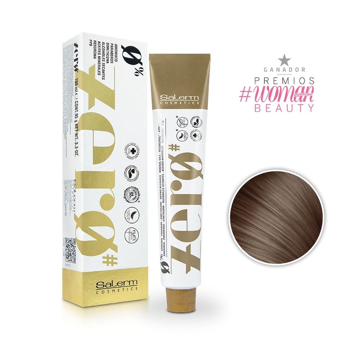 SALERM - SALERM Tintura Zero Sin Amoniaco 7,1 Rubio ceniza