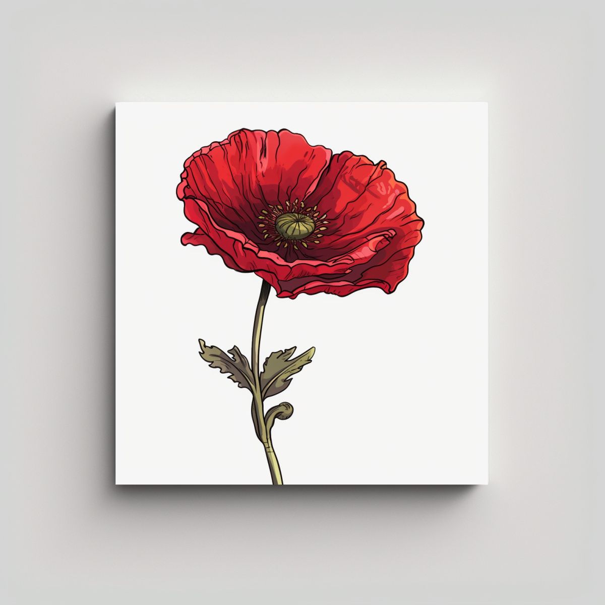 GENERICO - Lienzo De Arte Anime Con Textura Inspiradora Y 60x60 Cm