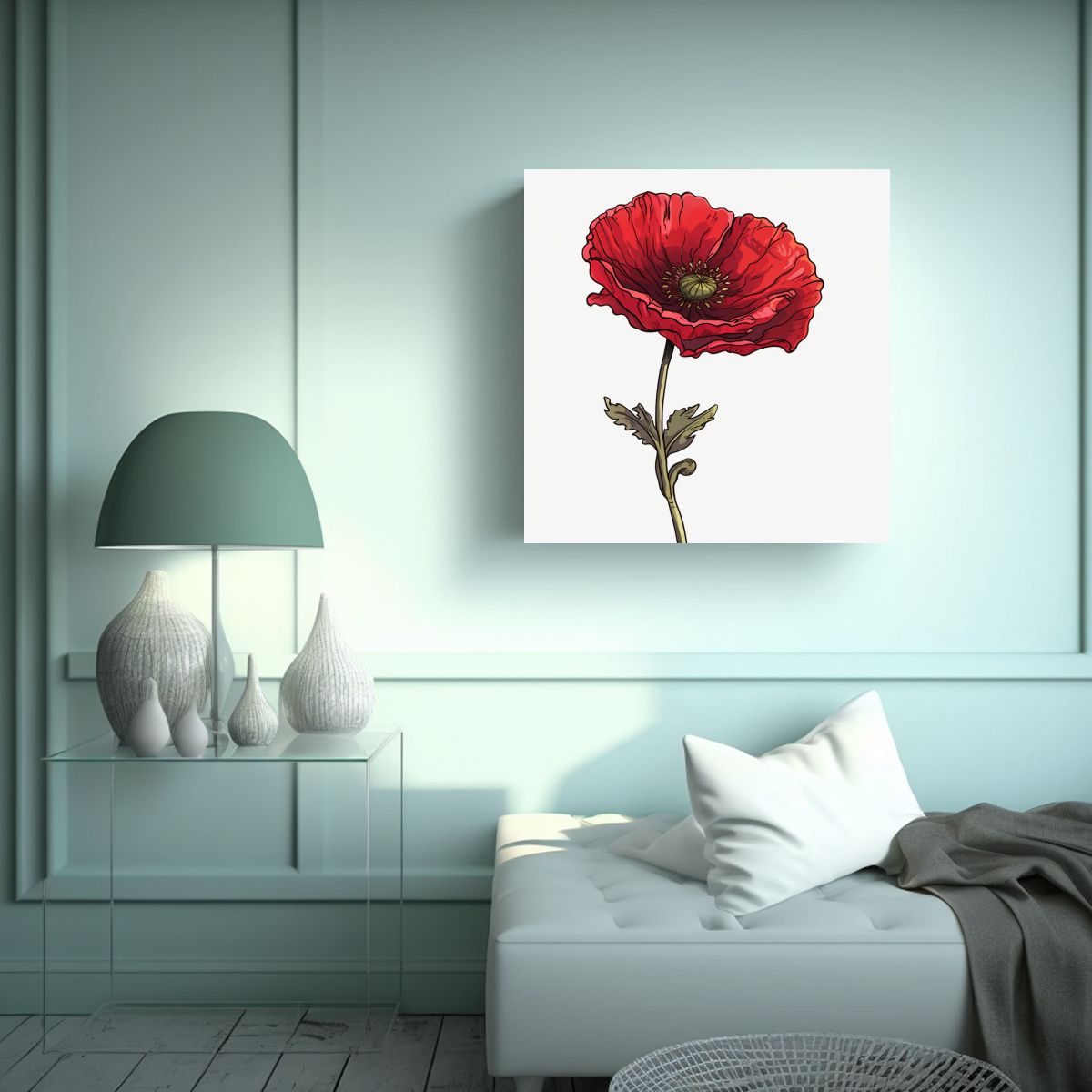 GENERICO - Lienzo De Arte Anime Con Textura Inspiradora Y 60x60 Cm