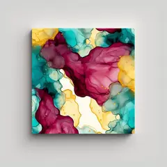 GENERICO - Patrón De Tinta De Alcohol Sin Costuras En 60x60 Cm