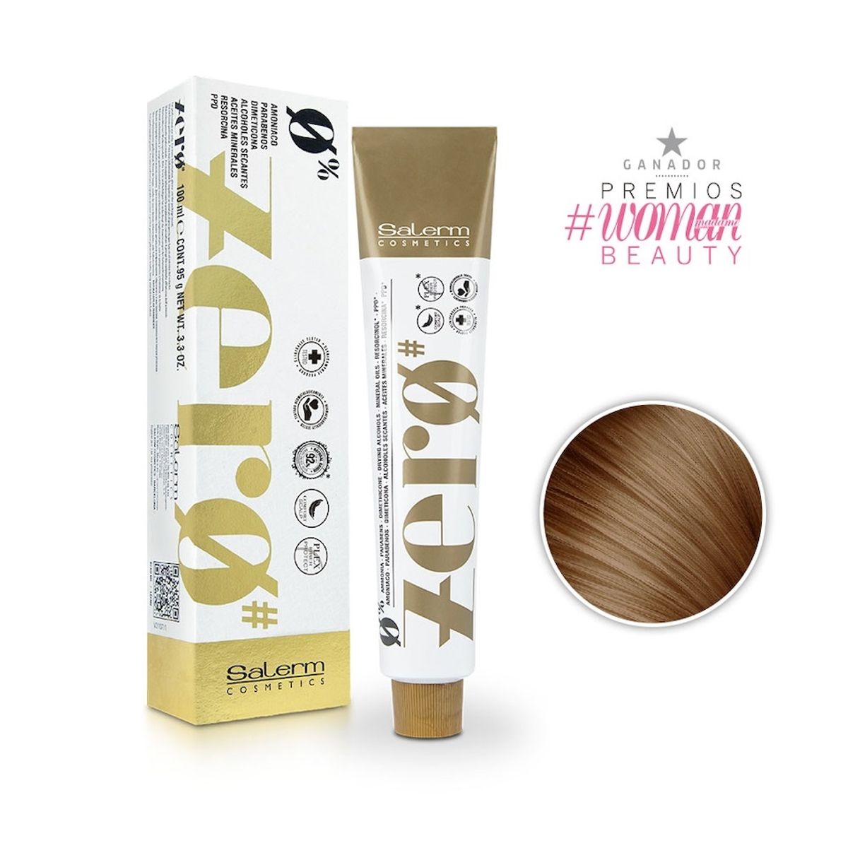 SALERM - SALERM Tintura Zero Sin Amoniaco 7,3 Rubio dorado