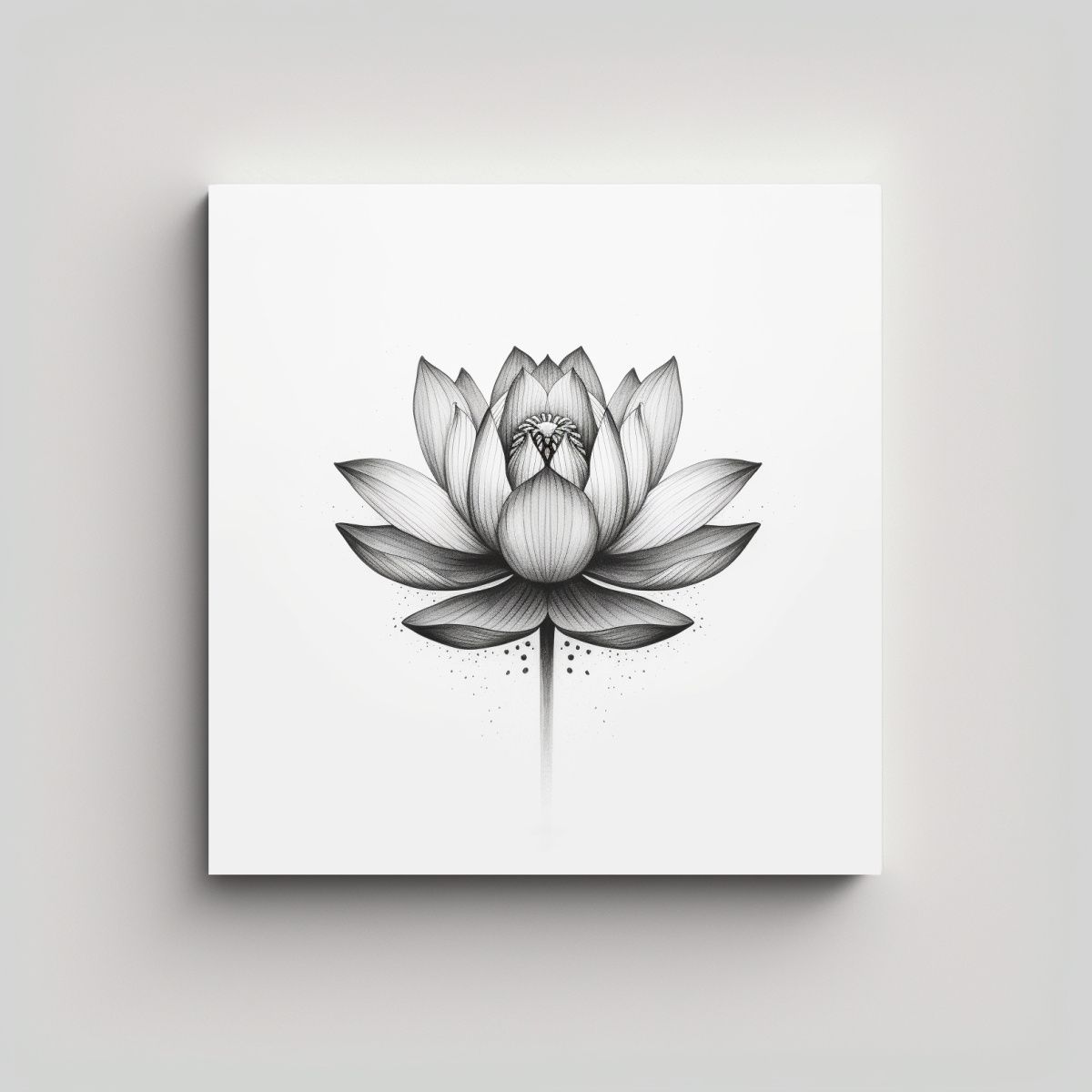 GENERICO - Arte Vintage Canva Sensibilidad Artística Dibujo 60x60 Cm