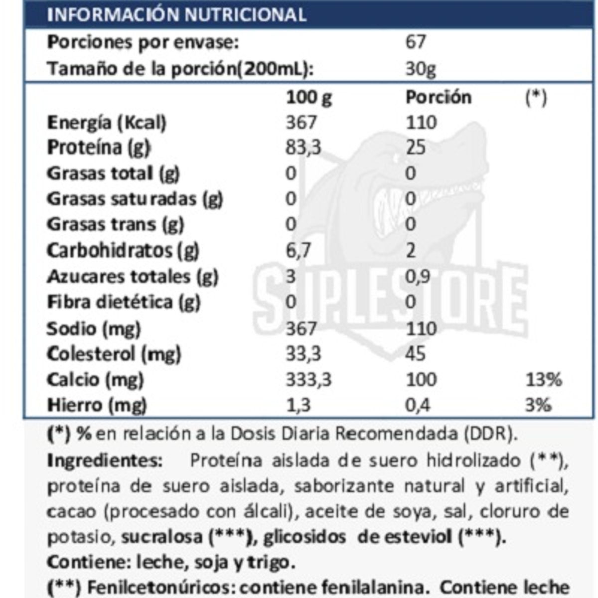 DYMATIZE - Proteina hidrolizada Iso 100 5lb Vainilla