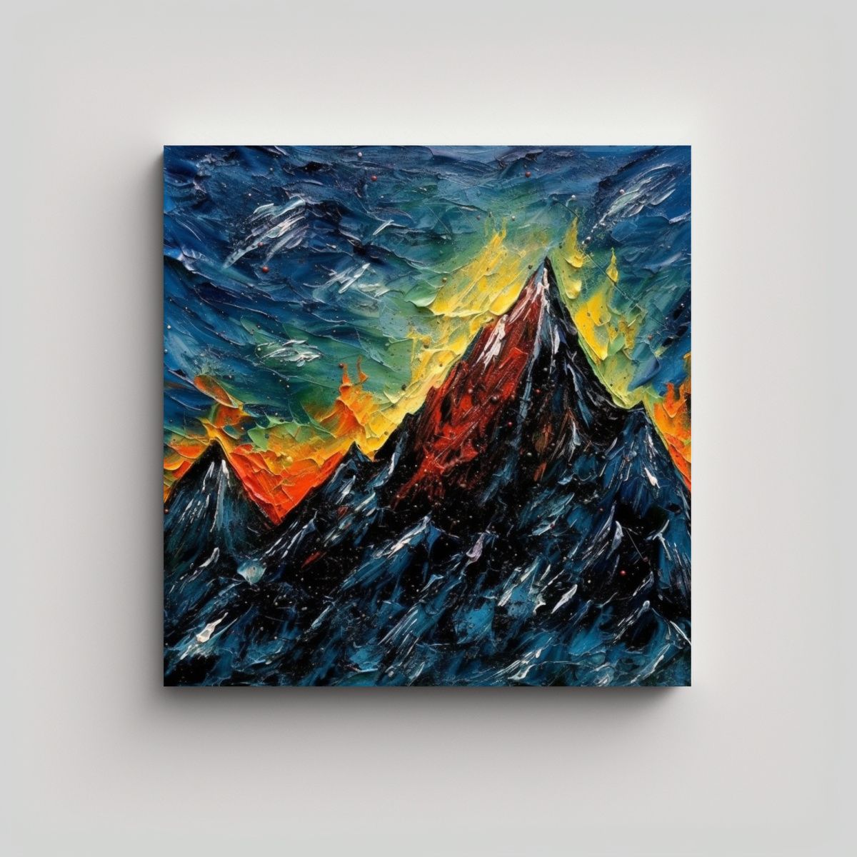 GENERICO - Cuadro Bastidor Cuadro Escenario Nocturno 60x60 Cm