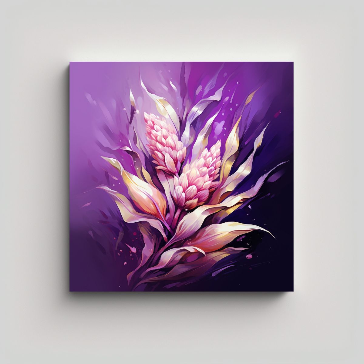 GENERICO - Cuadro De Tonos Interiores Con Granos De Maíz En 60x60 Cm