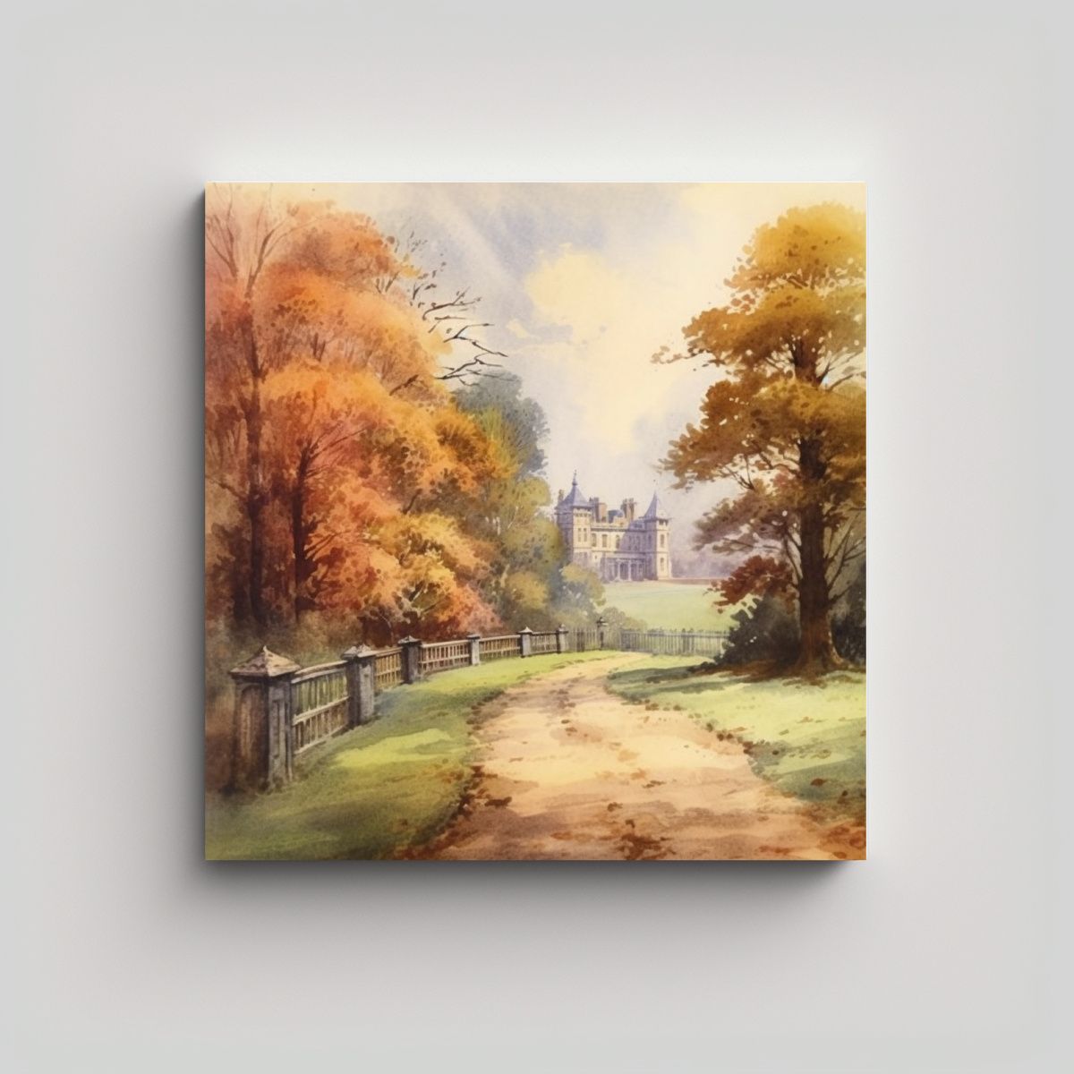 GENERICO - Cuadros De Tela Tonos Armonía De Colores Estilo 60x60 Cm