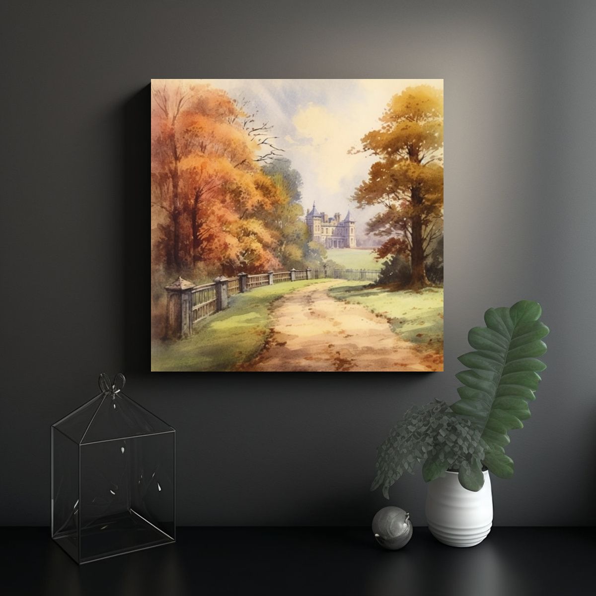 GENERICO - Cuadros De Tela Tonos Armonía De Colores Estilo 60x60 Cm