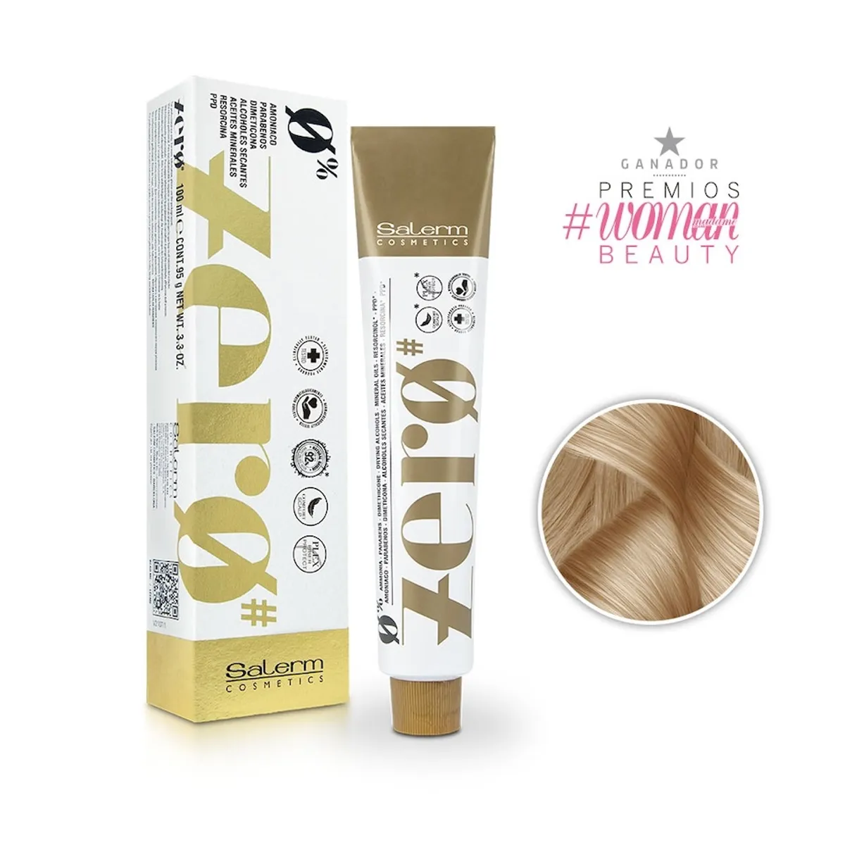 SALERM - SALERM Tintura Zero Sin Amoniaco 8,31 Rubio Claro Beige
