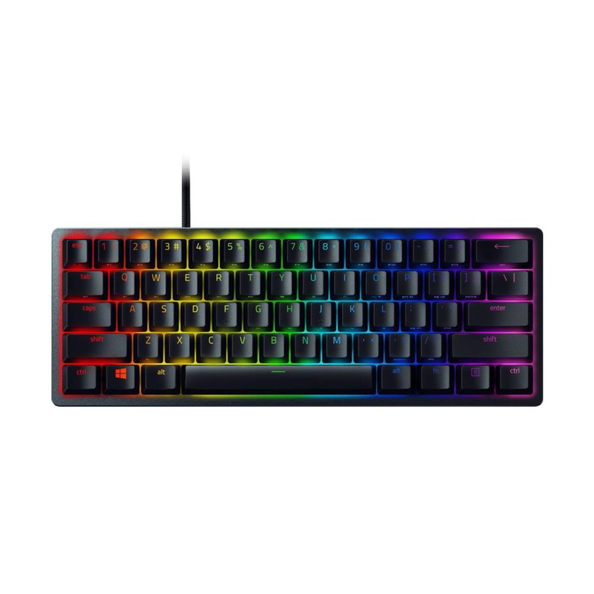 RAZER - Teclado Gamer Razer Huntsman Mini Black Purple Sw Español