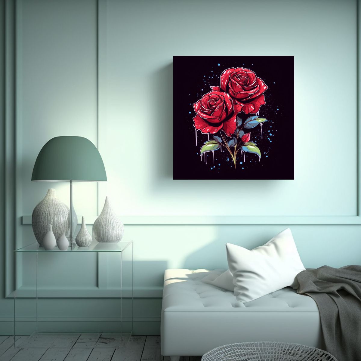 GENERICO - Equilibrio De Finas Líneas Representación 60x60 Cm