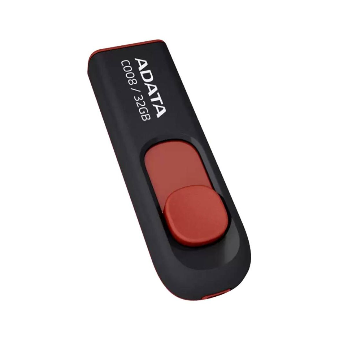 ADATA - Pendrive ADATA C008, 32 GB, Negro Rojo