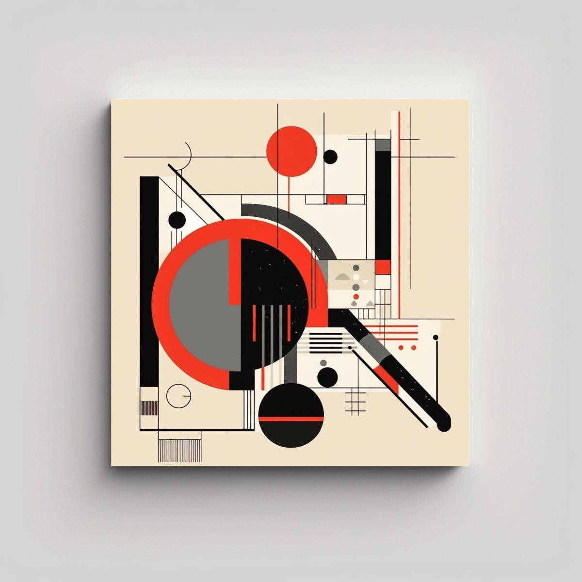 GENERICO - Pintura Mural Lienzo Estilo Arte Moderno Japonés 60x60 Cm