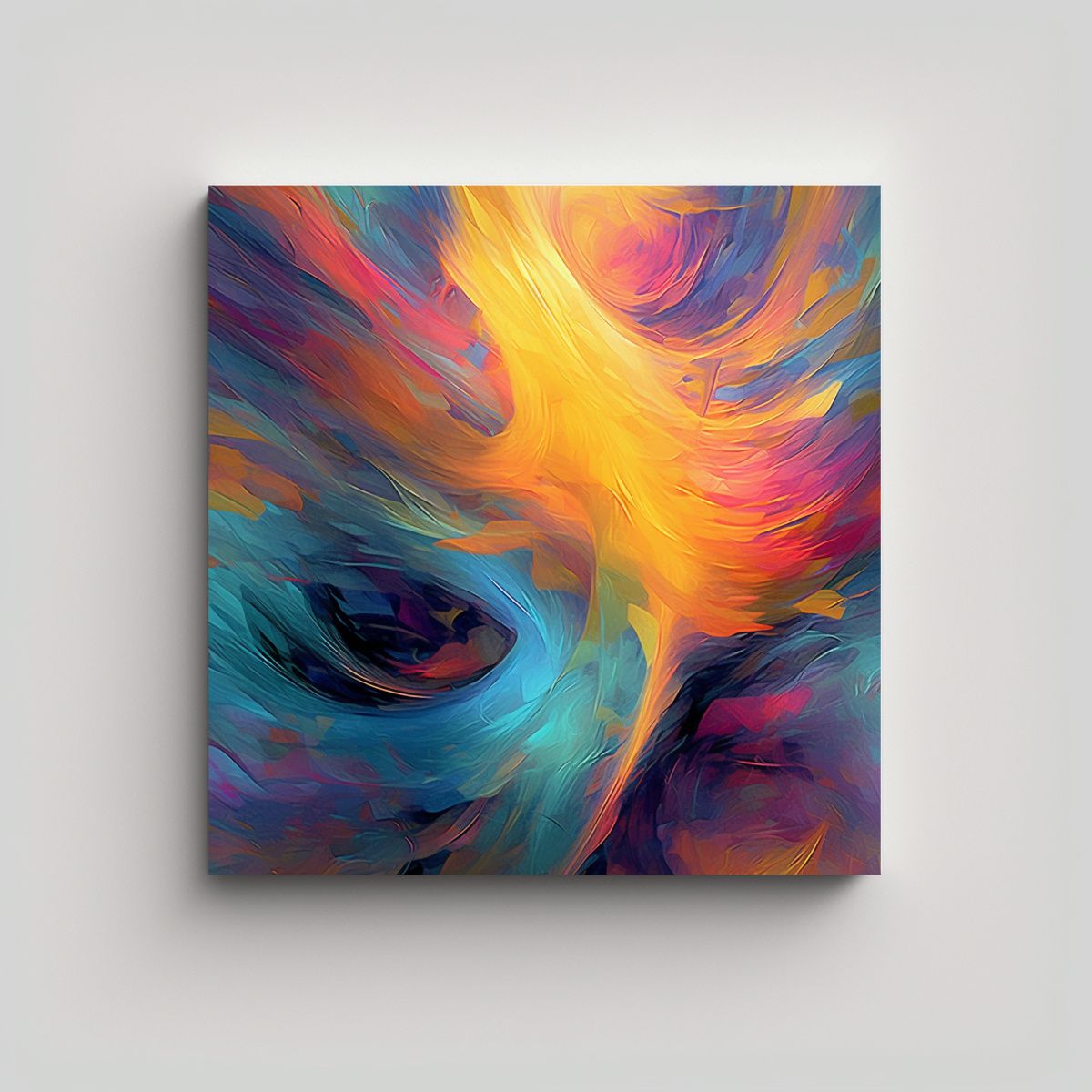 GENERICO - Pinturas Decorativas De Arte Abstracto Digital 60x60 Cm