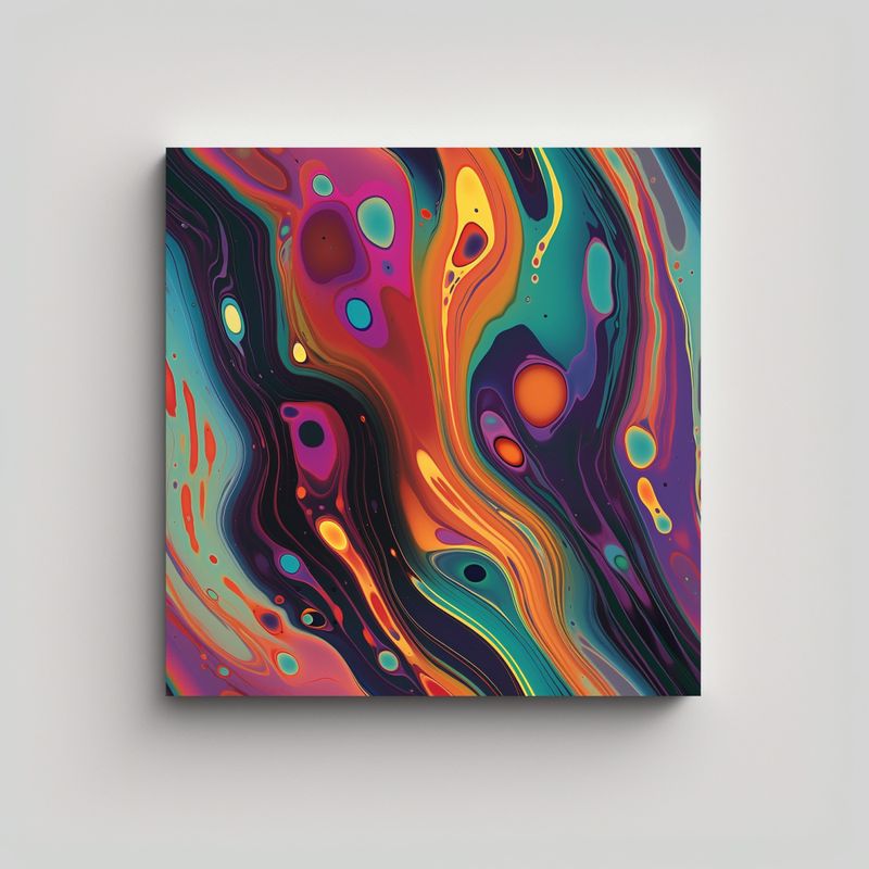 GENERICO - Pintura Decorativa Mural Inspirador De Efecto 60x60 Cm