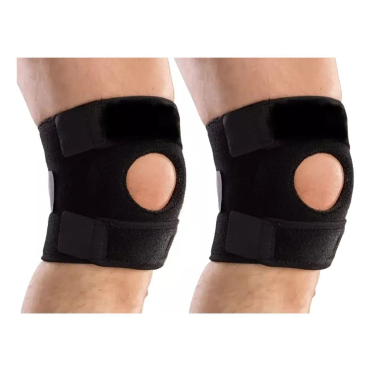 GENERICO - Pack 2 Rodillera Meniscos. Soporte Rótula Triple Banda Sujec 551