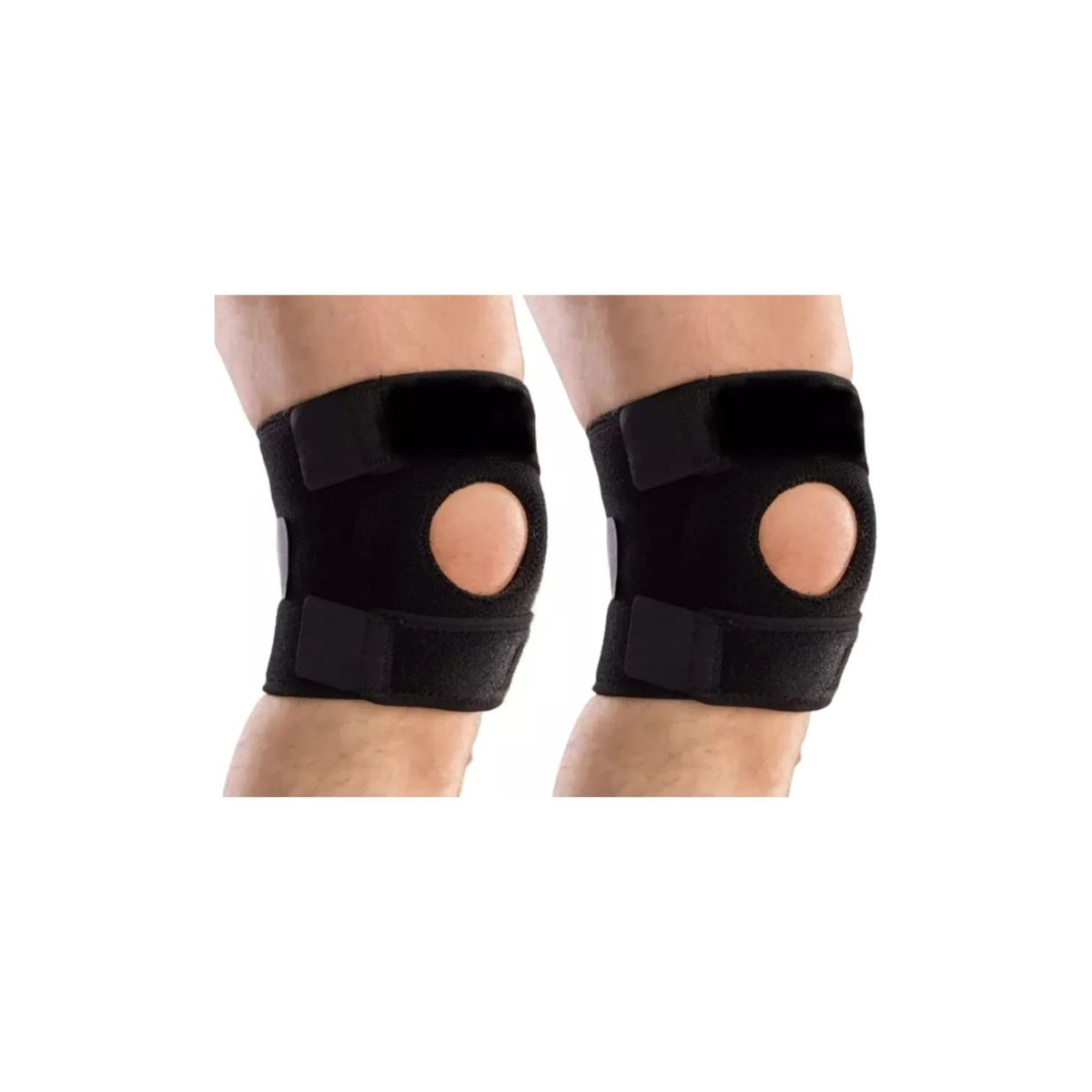 GENERICO - Pack 2 Rodillera Meniscos. Soporte Rótula Triple Banda Sujec 551